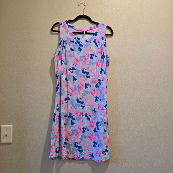Joules Dresses & Skirts - Joules Blue and Pink Floral Dress Sz 12